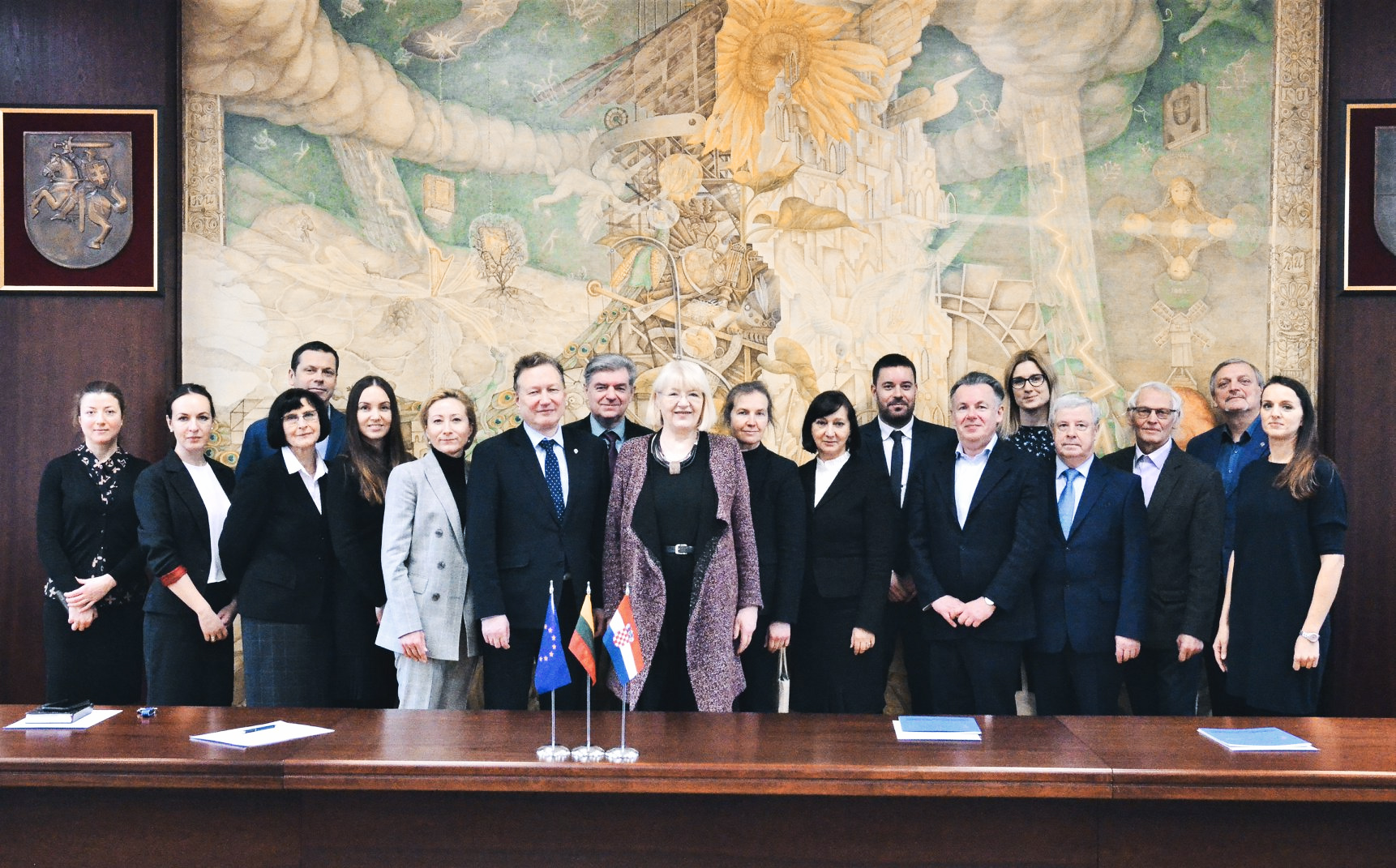 One of the first partners' meetings was held University of Zadar