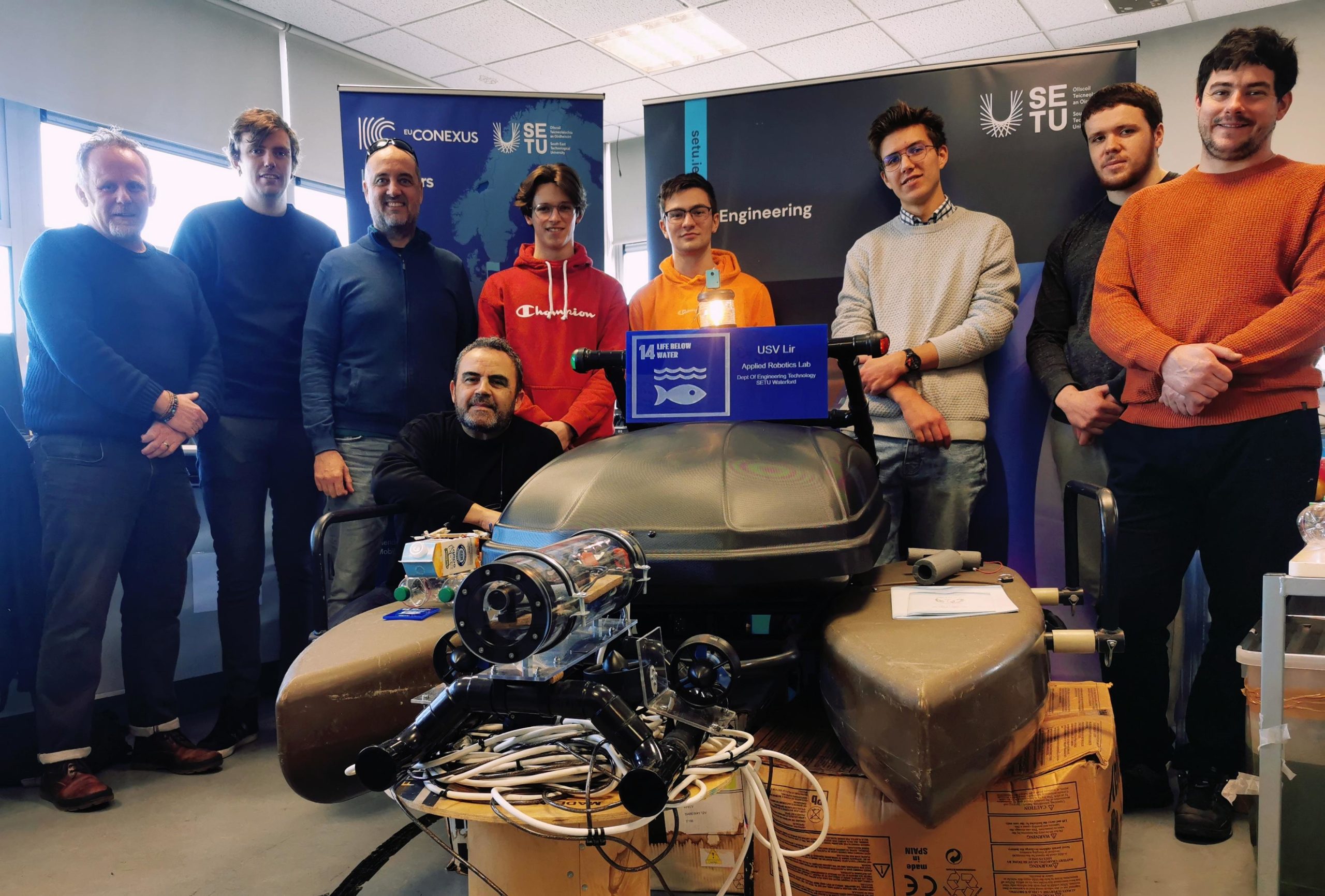 EU-CONEXUS researchers collaborated for developing a marine drone