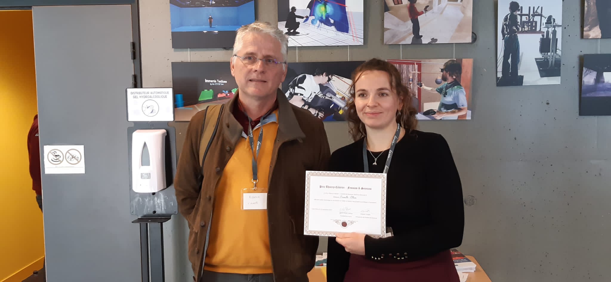Camille Ollier, PhD student, is co-winner of the Thierry Célérier Prize