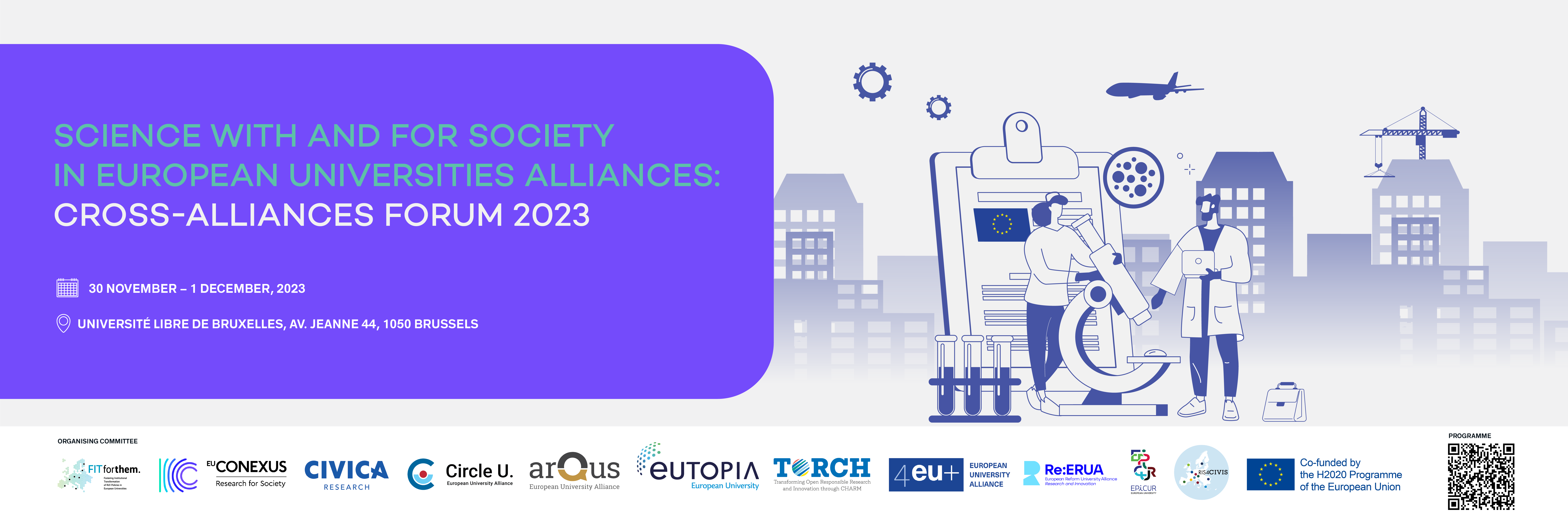 EU-CONEXUS joins European University Alliances in showcasing SwafS projects at Cross-Alliances Forum 2023