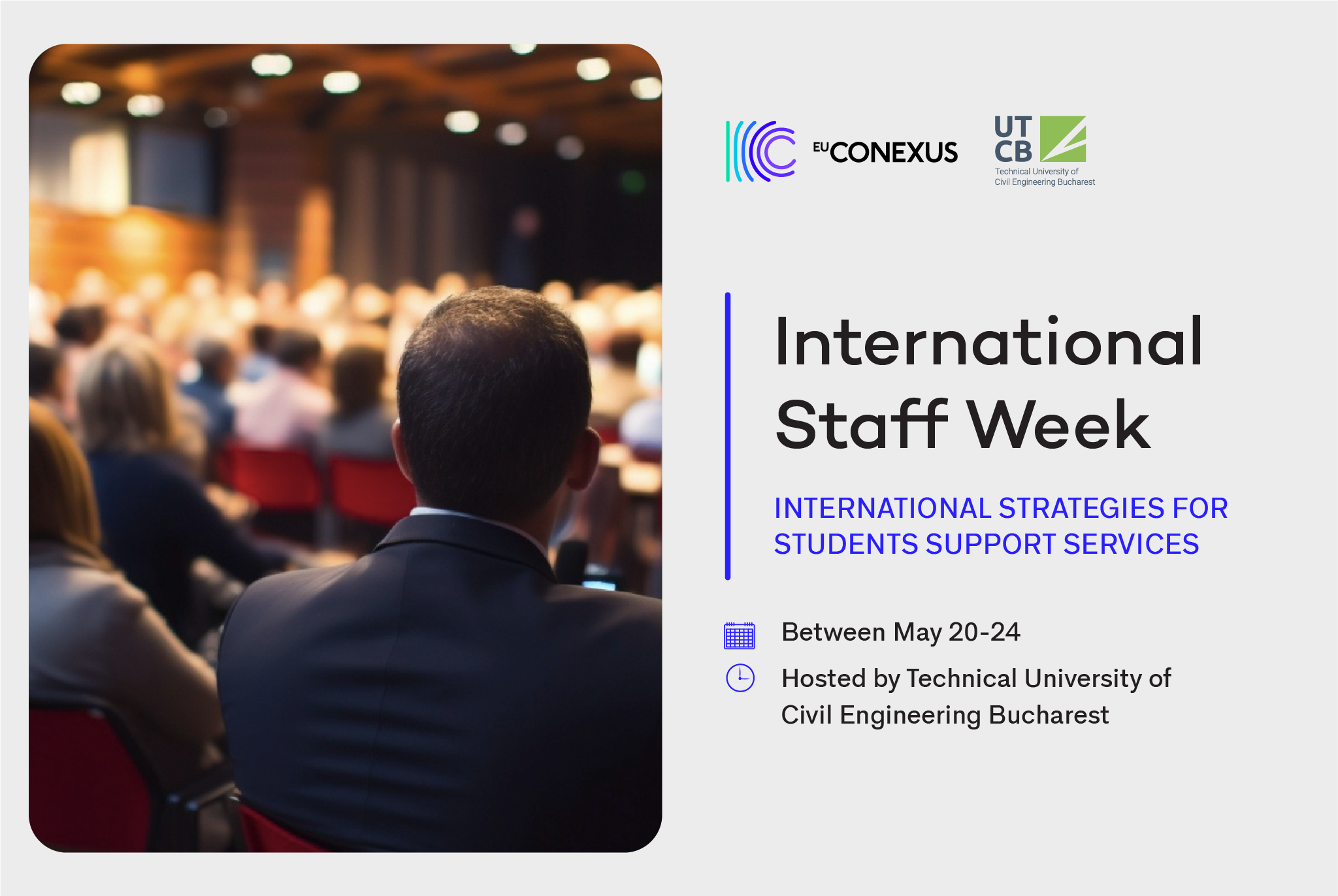 UTCB hosts International Staff Week from 20th to 24th May 2024