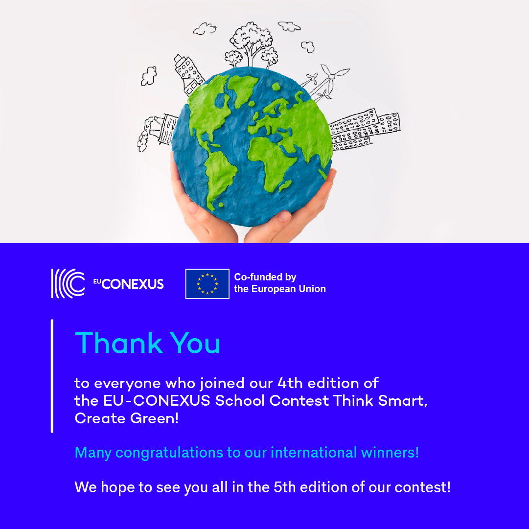 Announcing the international winners of the EU-CONEXUS School Contest ‘Think Smart, Create Green’, 4th edition