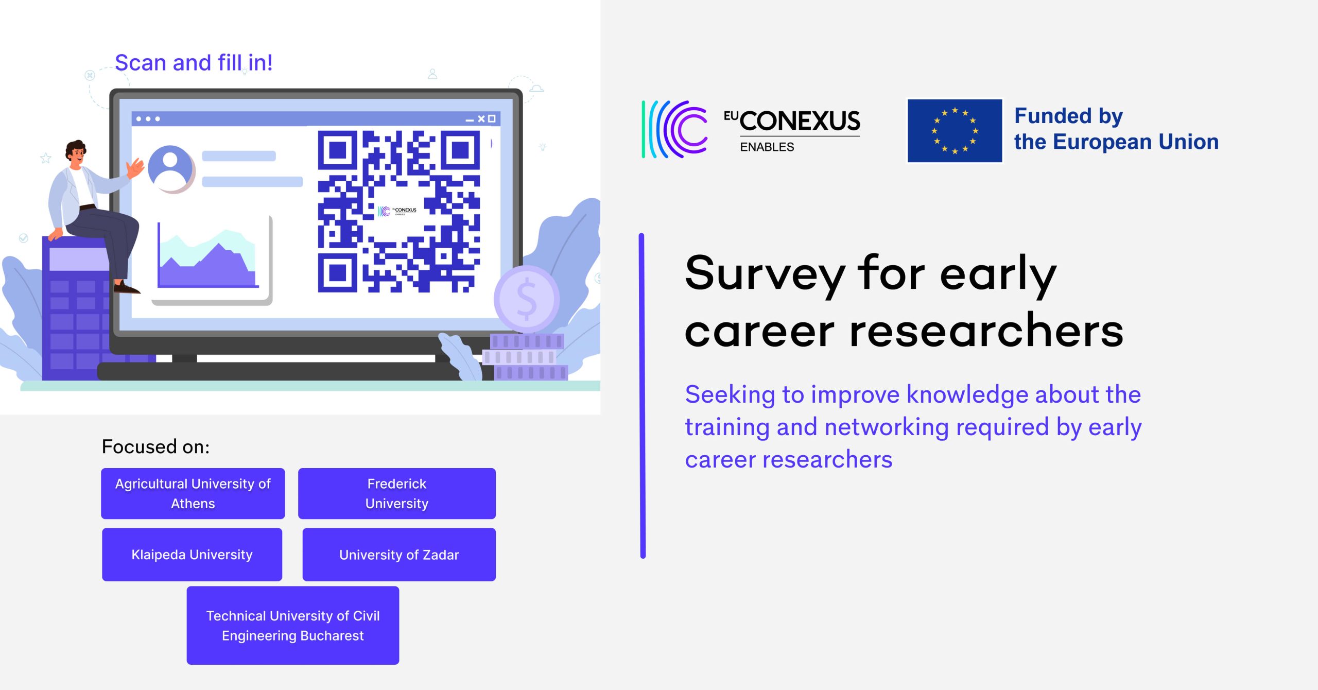 Early career researchers are invited to fill in their needs survey