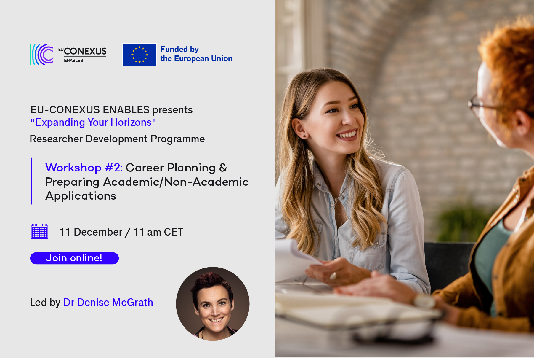 Workshop #2: Career Planning & Preparing Academic / Non-Academic Applications