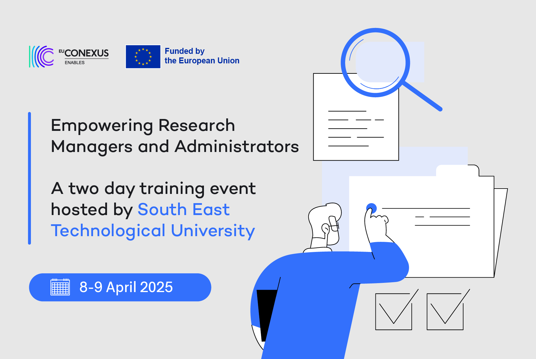 Empowering Research Managers and Administrators: EU-CONEXUS Training Event