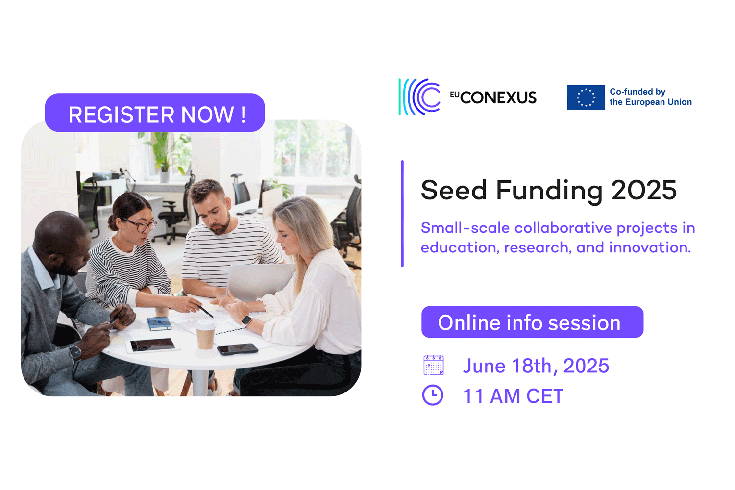 Understanding the EU-CONEXUS seed funding call (Webinar)