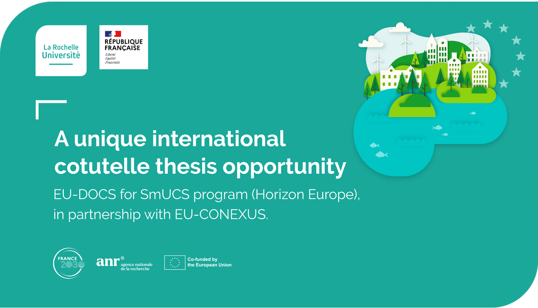 MSCA COFUND – EU-DOCS for SmUCS cotutelle thesis programme led by LR UNIV 