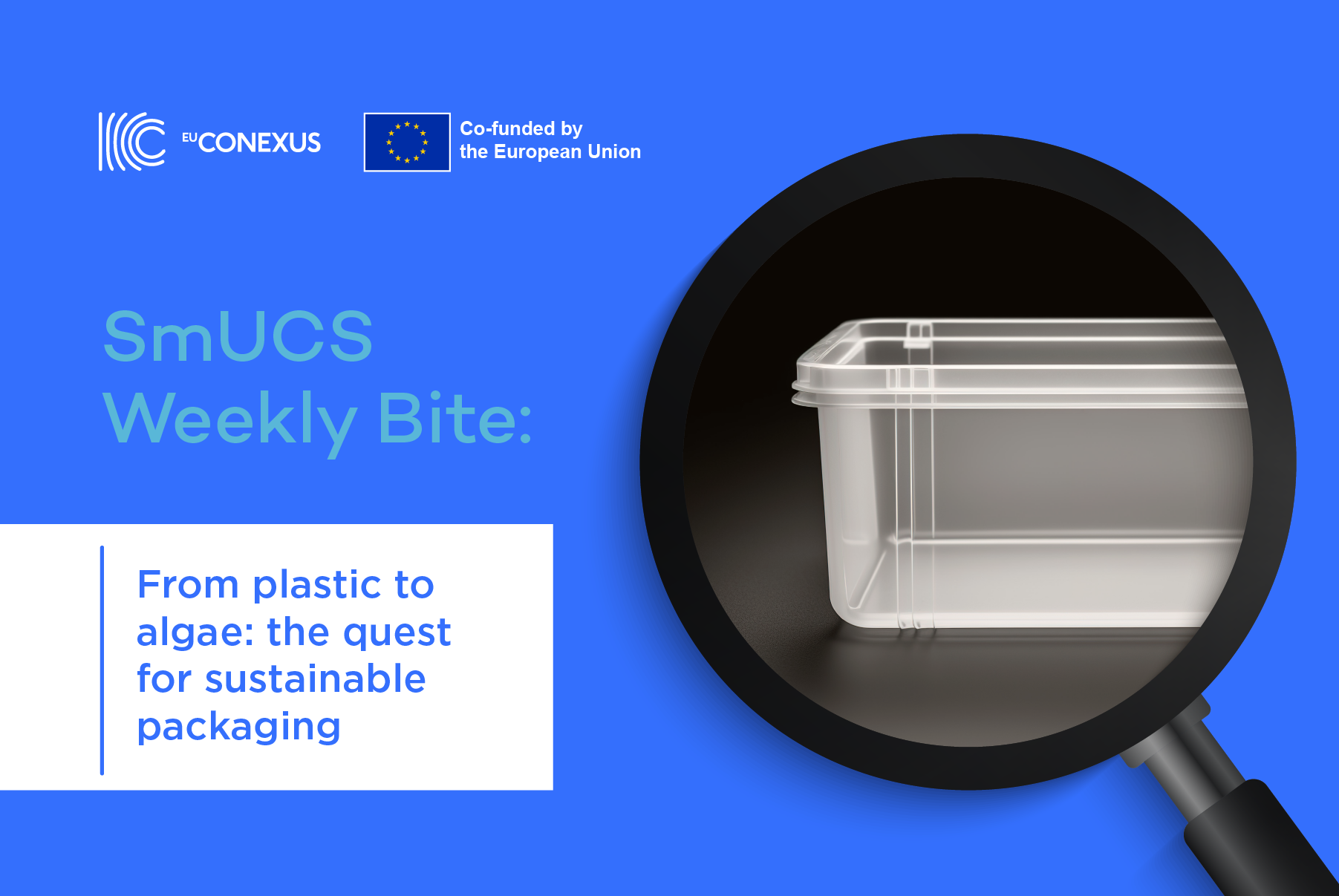 SmUCS Weekly Bite |  From plastic to algae: the quest for sustainable packaging