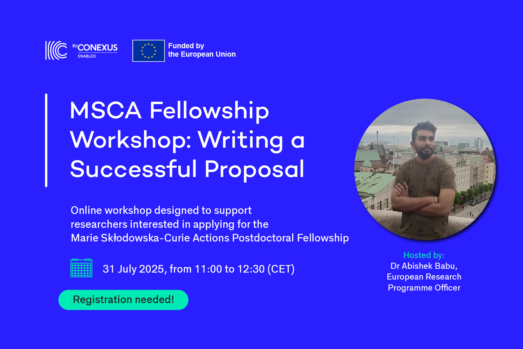 MSCA Fellowship Workshop: Writing a Successful Proposal