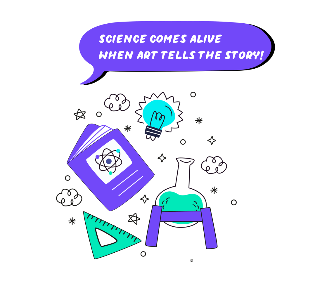 Comic strip in science project 