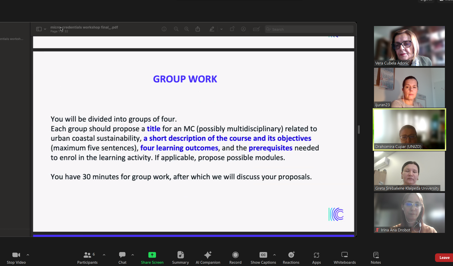EU-CONEXUS Micro-credentials workshops gathered participants from partner universities