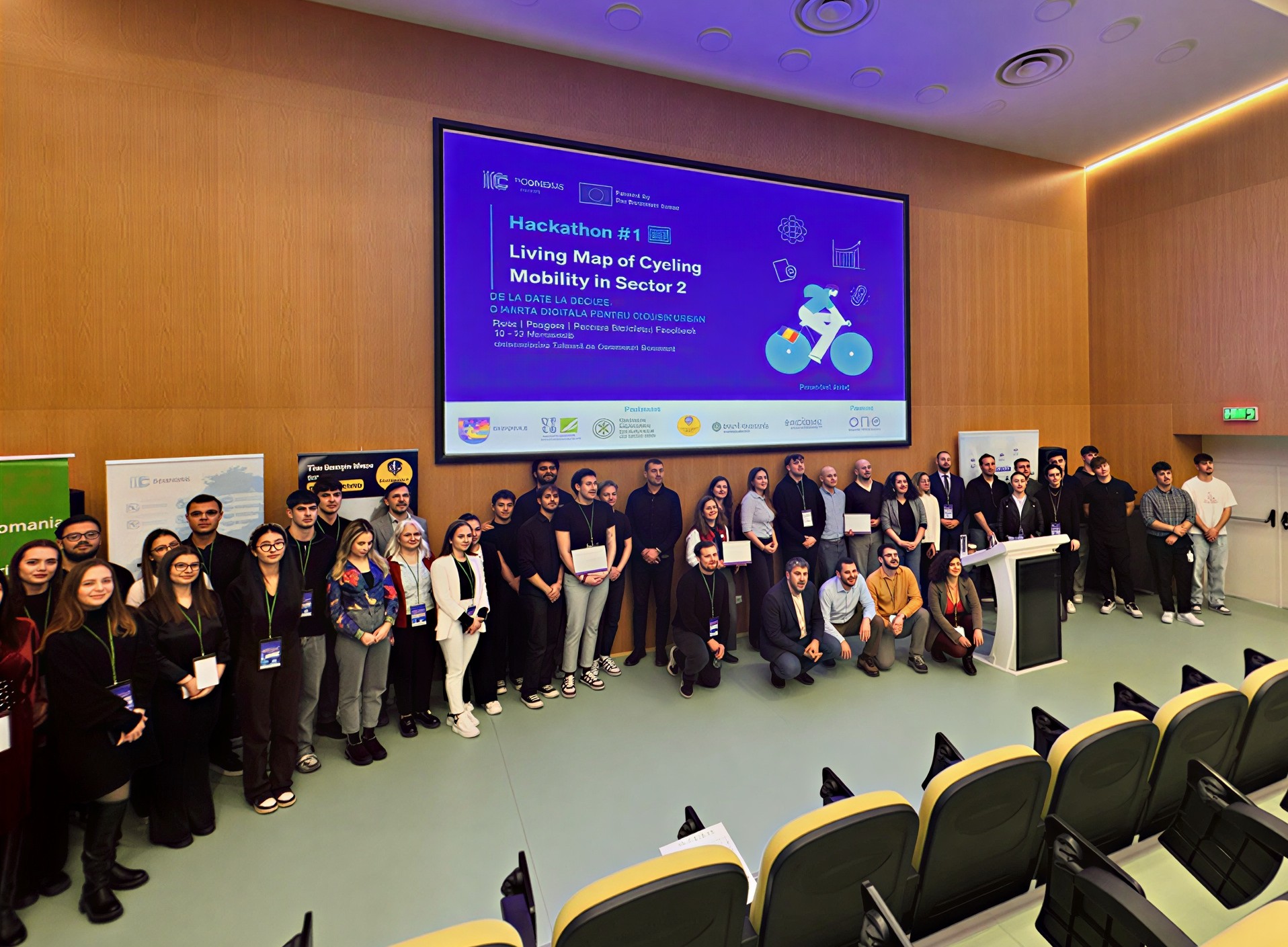 EU-CONEXUS ENABLES Hackathon in Bucharest: Students Develop Innovative Cycling Mobility Solutions