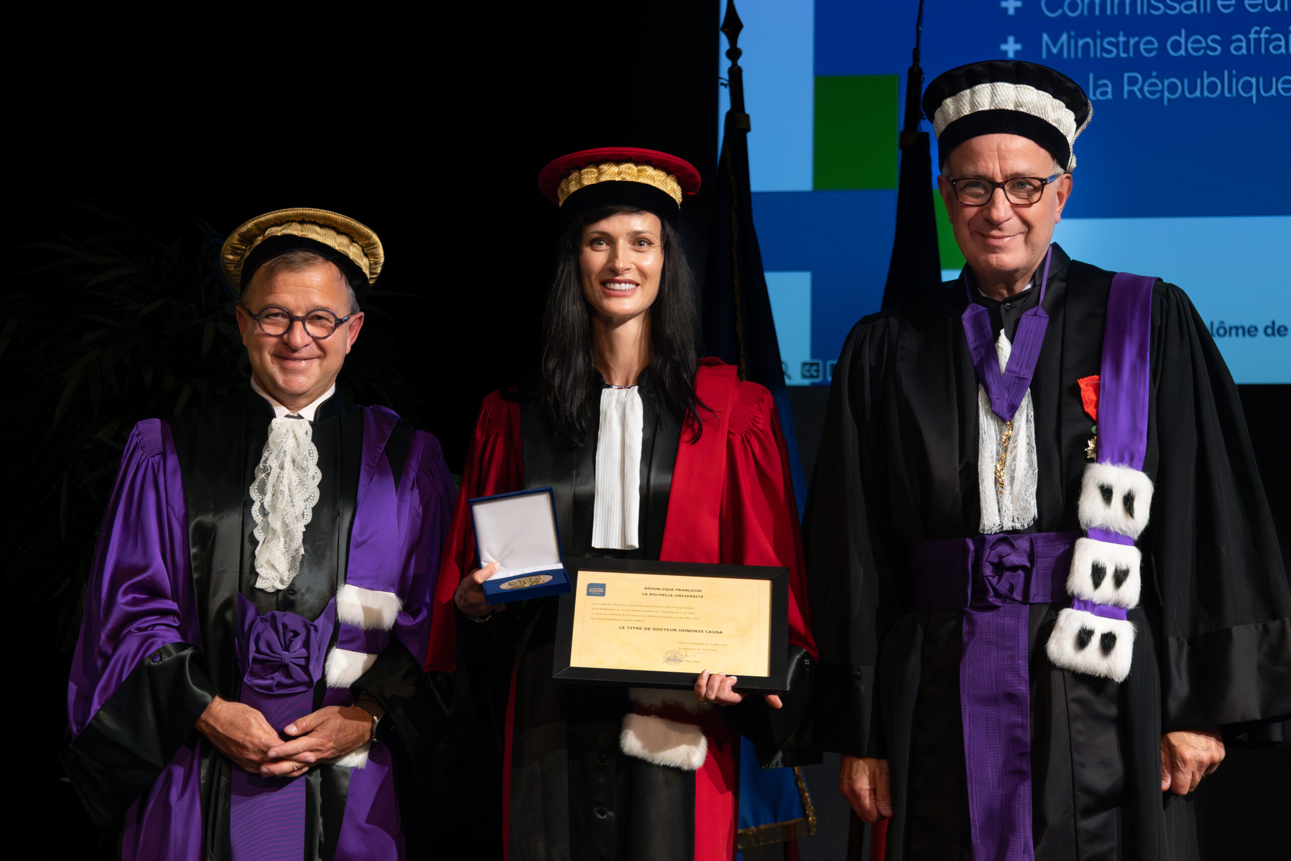 La Rochelle Université awards an Honorary Doctorate to Mariya Gabriel