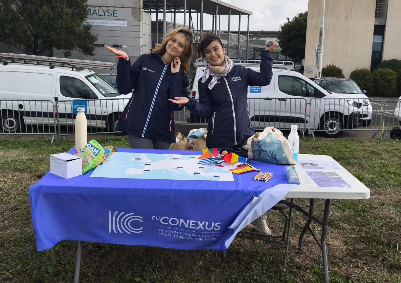 EU-CONEXUS welcomes new students at La Rochelle Université's Green party 2025
